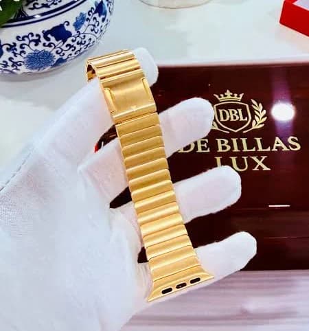 24K Gold Link Band for Apple Watch
