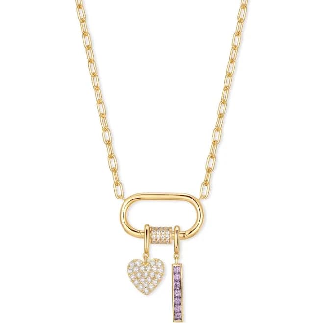 Personalized Carabiner Charm Necklace