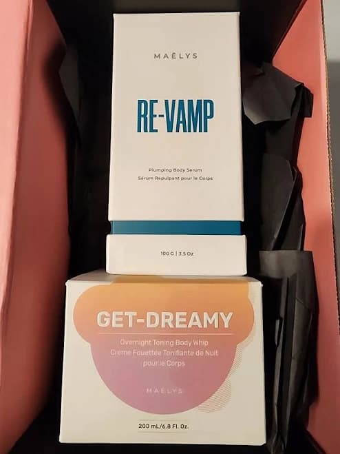 Maëlys Plumping Body Serum & Overnight Toning Body Whip Skin Care Set