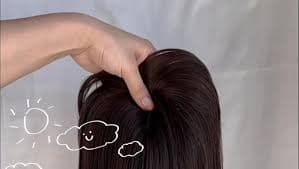 Amazon.com : Megito Hair Topper Long 18inch Hair Toppers for Women with Thinning Hair 6.5"X6.5" Big Base Cover Thinning Hair Clip in Hair Toppers for Women Fiber Wiglets with Fringe(Dark Brown) :