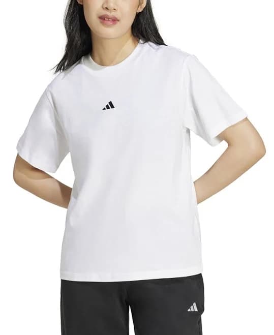 adidas Women's Essentials Small Logo Cotton T-Shirt