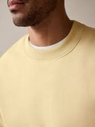 Buy Yellow Rich Jersey Crew Sweatshirt from Next USA
