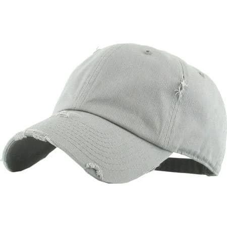 Vintage Distressed Cotton Baseball Cap