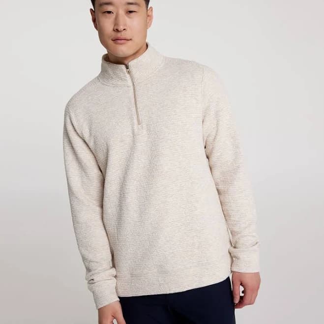 Vrst Men's 1/4 Zip Fleece Recharge Lunar