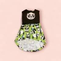 Handmade - Panda Shirt and Skirt for 18in | Mercari