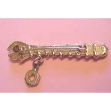Vintage Adjustable Wrench with Dangle Pin. For Sale at Ruby Lane