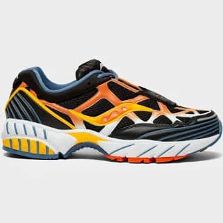 Saucony Grid Web (Black/Orange/Yellow)