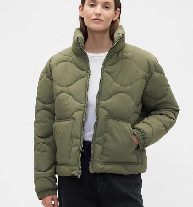 Gap Women's Relaxed Quilted Nylon Jacket