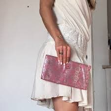 ISI | Accessories | Beautiful Pink Clutch | Poshmark