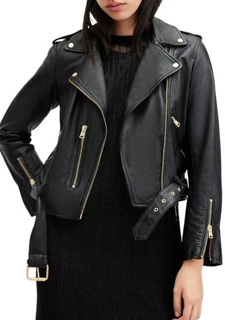 AllSaints Women's Balfern Leather Biker Jacket