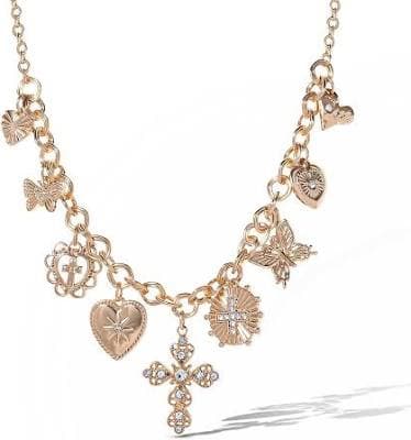 Gold Charm Necklace