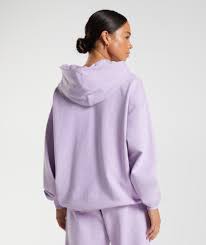 Gymshark Rest Day Sweats Hoodie - Aura Lilac Marl | Gymshark