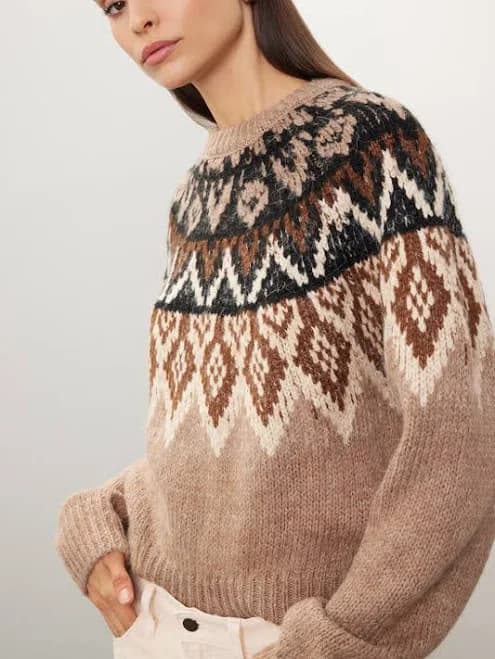 Slate & Willow Fair Isle Sweater
