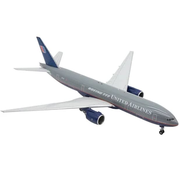United Airlines Boeing 777-200 Battleship Die-Cast Model