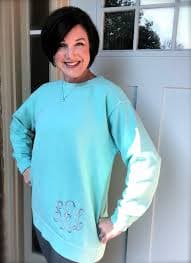 Comfort Colors / Monogrammed Sweatshirt- MONOGRAMMED-SIZES Small Through Xlarge/ MORE Colors Added!!! - Etsy