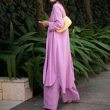 Best Seller: Womens Jacket and Pants Set with Long Trench Dress - Shop Now! from Dhgate Womens Two Piece Pants - price 66.12