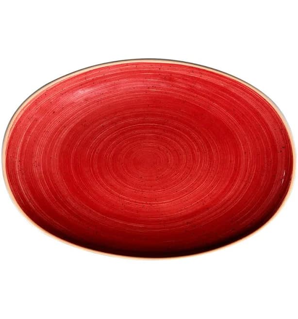 Ariane Twister Oval Coupe Porcelain Plate