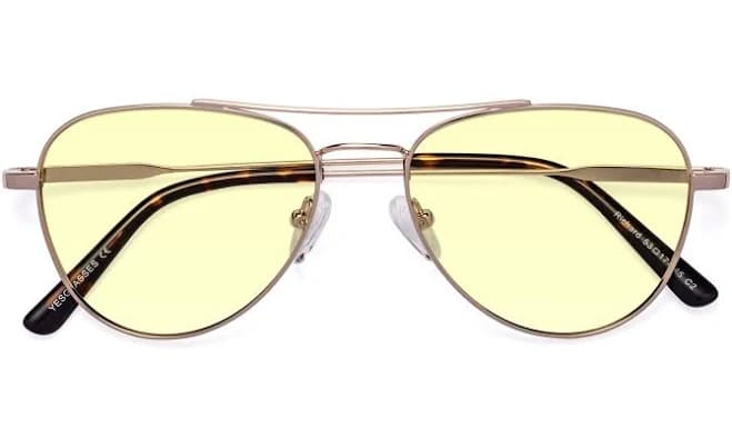Richard Aviator Lightweight Metal Sunglasses