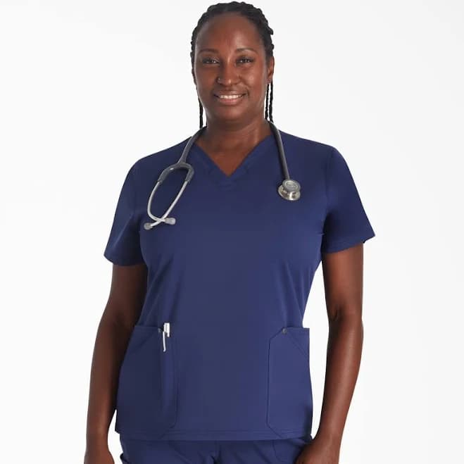 Dickies Women's EDS NXT V-Neck Scrub Top