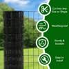 16 Gauge Hardware Cloth, 2 x 3 Inch Chicken Wire Fence, Hot-Dip Galvanized Welded Cage Wire Mesh Roll, 24'' x 50 Ft Vinyl Coated Black Mesh Wire : Target