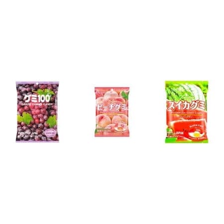 Ninechef 3 Pack Kasugai Gummy Candies