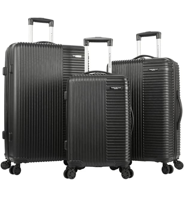 Travelers Club Basette 3-Pc. Hardside Luggage Set