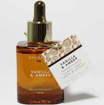 Vanilla & Amber Perfume Oil Dropper