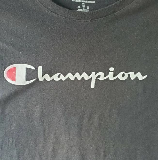 Champion Classics Logo T-Shirt - Mens - Black