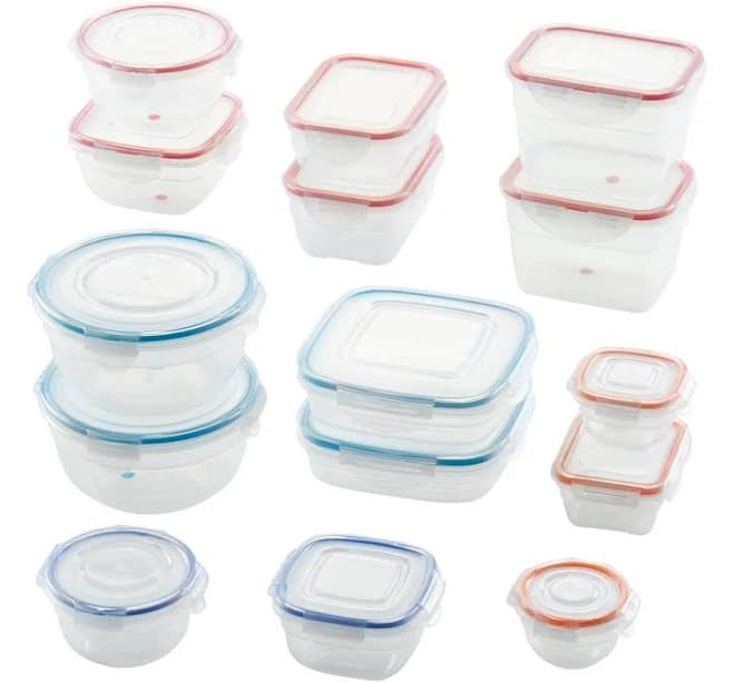 LocknLock Color Mates 30-Piece Food Storage Container Set