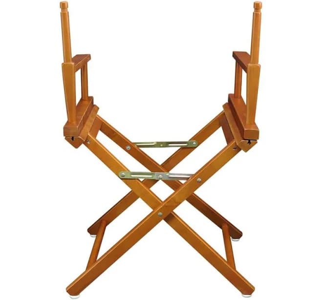 Casual Home 18 in. Seat Height New Solid Wood Director's Chair Frame Only