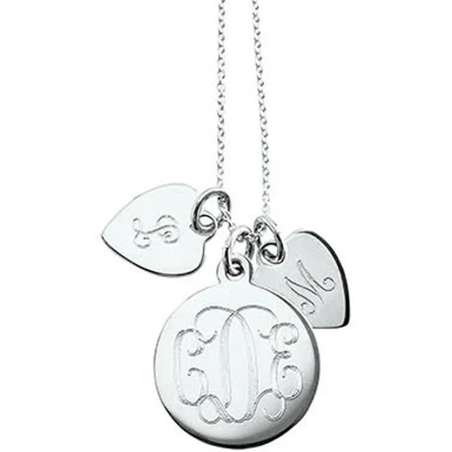 Sterling Silver Sonya Layered Charm Necklace
