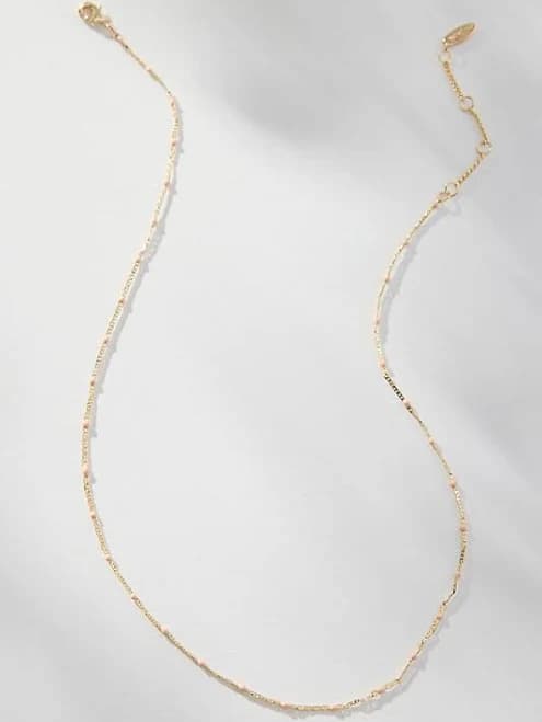 Anthropologie Delicate Bead Necklace