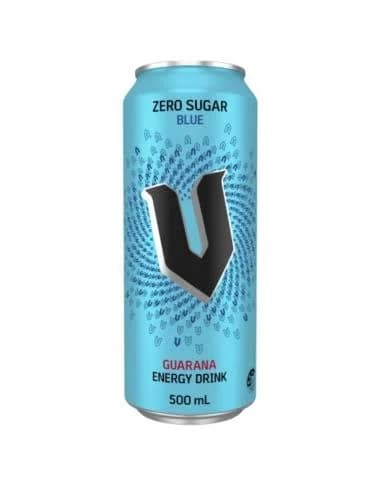 V Energy Sugar Free Blue Energy Drink 500ml X 12