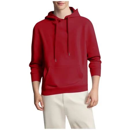 Juslio Hoodies Hooded Solid Sweatshirts Men's Comfortable Everyday Long Sleeve Sporty Sweatshirts