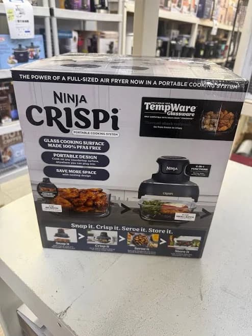 Ninja Crispi 4-in-1 Portable Glass Air Fryer Cooking System(Brand New Sealed Box