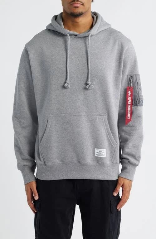 Alpha Industries Utility Pocket Cotton Fleece Hoodie
