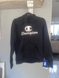 New Champion Jersey Hoodie S (4-6) | Mercari