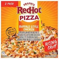 Frank's Redhot Buffalo Style Chicken Pizza, Frozen, 2 Pk