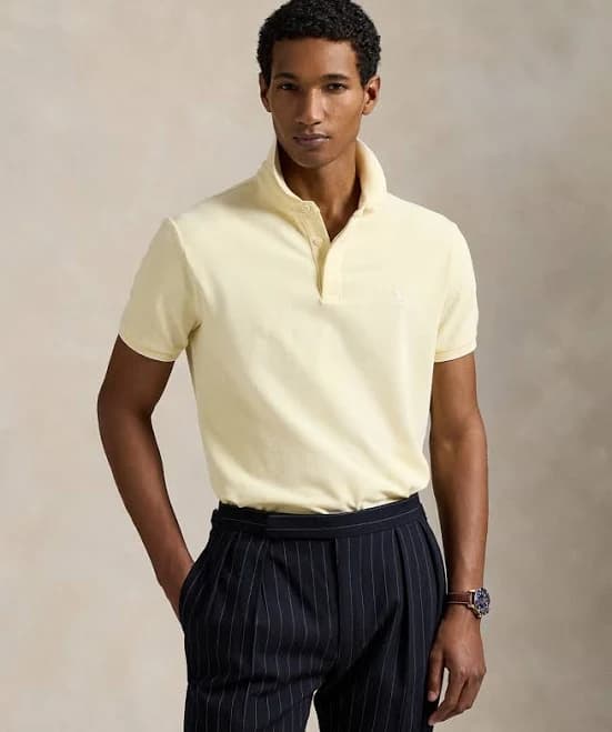 Polo Ralph Lauren Men's Classic Stretch Oxford Mesh Polo Shirt