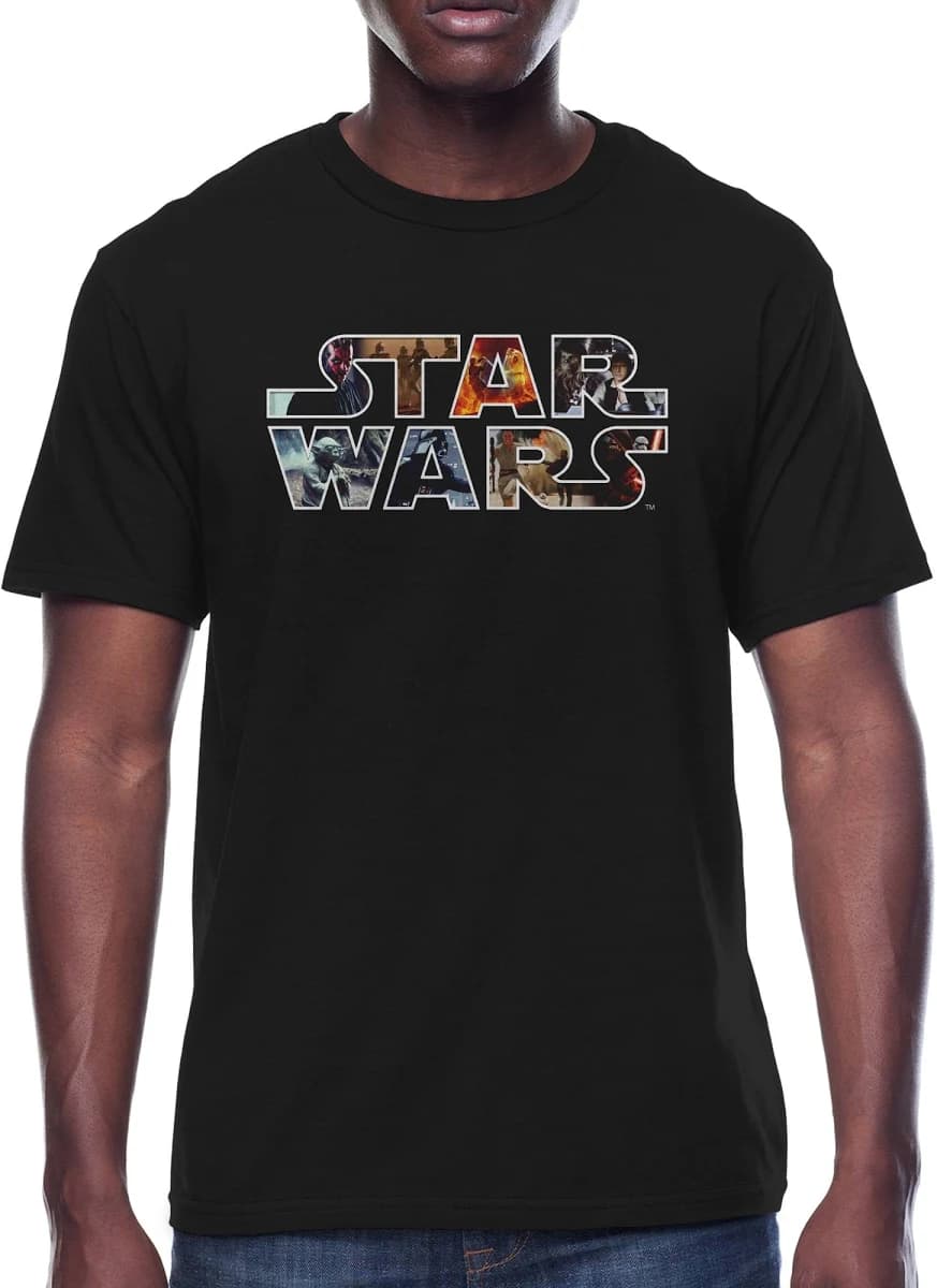 Star Wars Graphic Crew Neck Short Sleeve T-Shirt