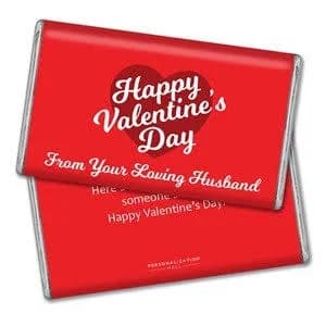 Happy Valentine's Day Personalized 5 lb. Hershey Bar