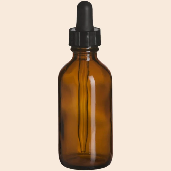 uncle harry's natural products Brown Bottle Glass Dropper Top