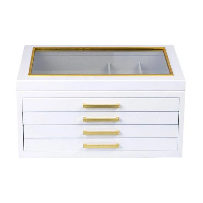 Contemporary 4-Drawer Jewelry Box