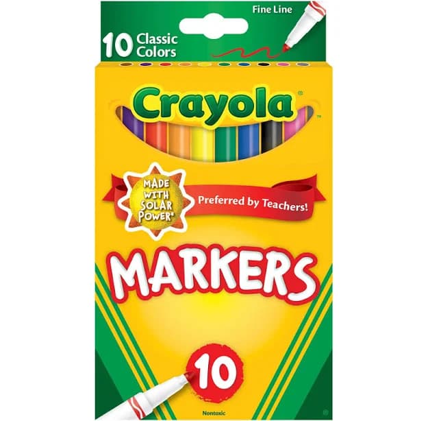 Crayola Classic Fine Line Markers
