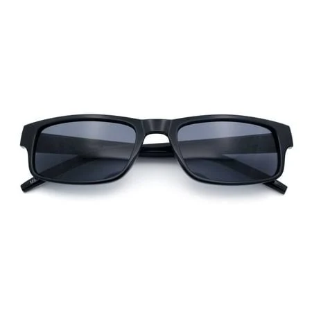 Men's Minimal Mod Narrow Rectangular Sunglasses