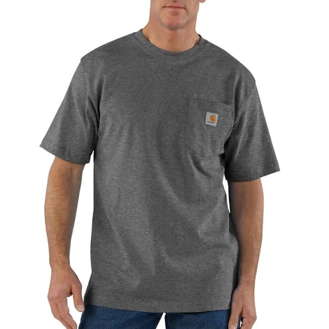 Carhartt Men's Loose Fit Heavyweight Short-Sleeve Pocket T-Shirt