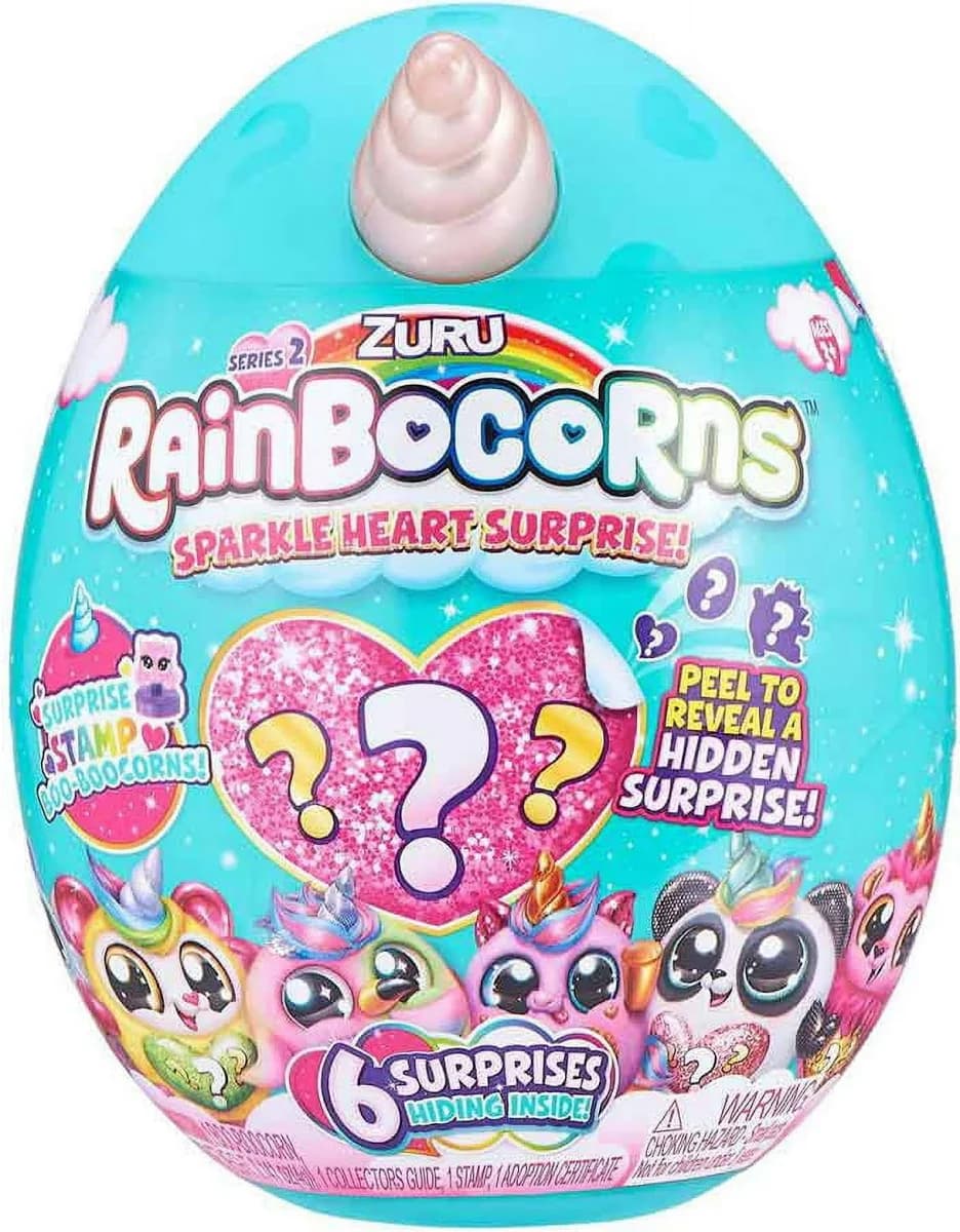 Rainbocorns Sparkle Heart Surprise Series 2 Plush