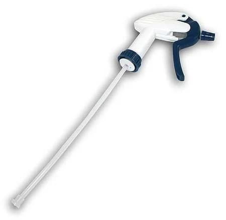 9 1/2" Blue / White Trigger Sprayer (Case of 200)