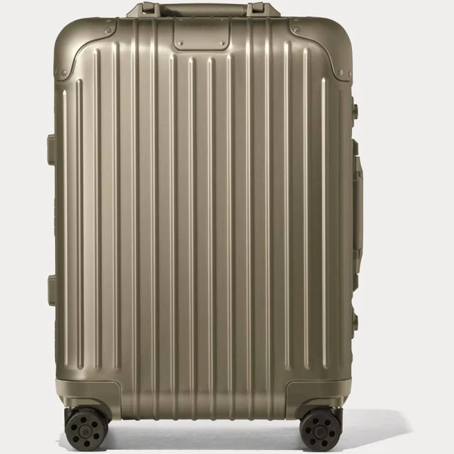 Rimowa Original Cabin Aluminium Titanium Luggage Gold / Rimowa - US / US