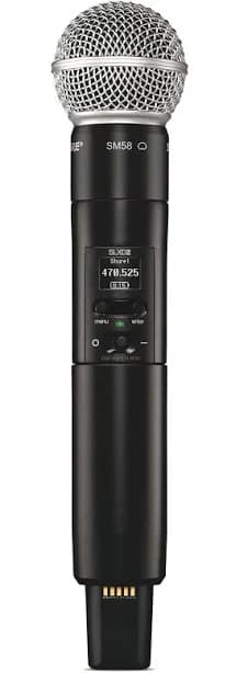 Shure SLXD2/SM58 Wireless Handheld Microphone Transmitter